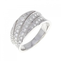 K18WG ダイヤモンド リング 0.68CT