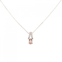 K18PG インペリアルトパーズ ネックレス 0.57CT