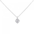 K18WG ダイヤモンド ネックレス 0.2CT