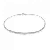 750WG ダイヤモンド バングル