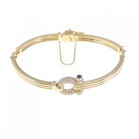 ヴァンクリーフ&アーペル サファイヤ バンクル 0.26CT