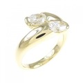 K18YG ダイヤモンド リング 0.422CT