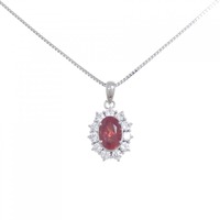PT サファイヤ ネックレス 0.97CT