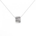 K18WG ダイヤモンド ネックレス 0.15CT