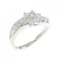 PT フラワー ダイヤモンド リング 0.50CT