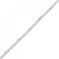 K18WG ダイヤモンド ブレスレット 1.72CT