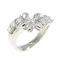 PT フラワー ダイヤモンド リング 0.32CT