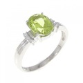 PT ペリドット リング 1.56CT
