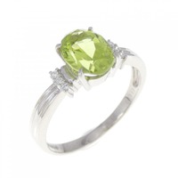 PT ペリドット リング 1.56CT