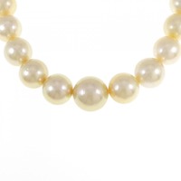 シルバークラスプ 白蝶パール ネックレス 10-14.5mm