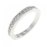 K18WG フルエタニティ ダイヤモンド リング 0.35CT