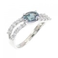 PT アレキサンドライト リング 0.74CT