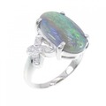 PT ブラックオパール リング 3.48CT