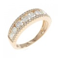 K18PG ダイヤモンド リング 1.09CT