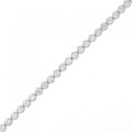 K18WG ダイヤモンド ブレスレット 1.00CT