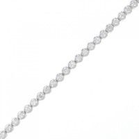 K18WG ダイヤモンド ブレスレット 1.00CT