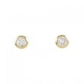 K18YG ダイヤモンド ピアス 0.30CT