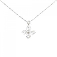 PT フラワー ダイヤモンド ネックレス 1.00CT