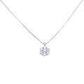 モニッケンダム フラワー ダイヤモンド ネックレス 0.160CT