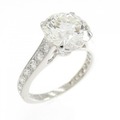 グラフ フレーム ラウンド ダイヤモンド リング 2.44CT I VVS2
