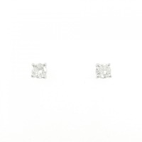PT ソリティア ダイヤモンド ピアス 0.30CT