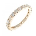 K18PG フルエタニティ ダイヤモンド リング 1.00CT