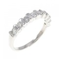 PT ハーフエタニティ ダイヤモンド リング 0.51CT