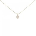 K14YG ダイヤモンド ネックレス 0.15CT