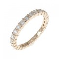 K18PG フルエタニティ ダイヤモンド リング 1.08CT