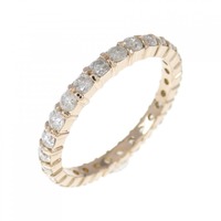K18PG フルエタニティ ダイヤモンド リング 1.08CT