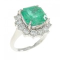 PT エメラルド リング 3.58CT