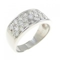 PT パヴェ ダイヤモンド リング 1.06CT