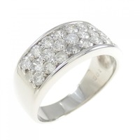 PT パヴェ ダイヤモンド リング 1.06CT