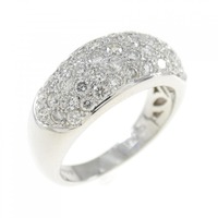 K18WG パヴェ ダイヤモンド リング 0.80CT