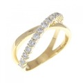 K18YG ダイヤモンド リング 0.45CT