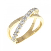 K18YG ダイヤモンド リング 0.45CT