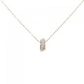 K18PG ダイヤモンド ネックレス 0.13CT