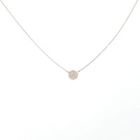 アガット ダイヤモンド ネックレス 0.04CT
