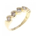 K18YG ダイヤモンド リング 0.34CT