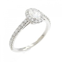ティファニー ソレストオーバル リング 0.23CT H VS2 オーバルカット