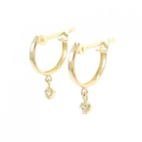 K18YG ダイヤモンド ピアス 0.06CT