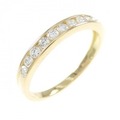 【リメイク】K18YG ダイヤモンド リング 0.30CT