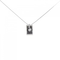 K18WG/K18BG ダイヤモンド ネックレス 0.21CT