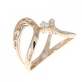K18PG ダイヤモンド リング 0.27CT