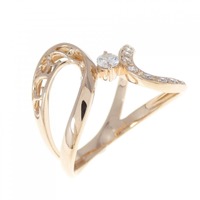 K18PG ダイヤモンド リング 0.27CT