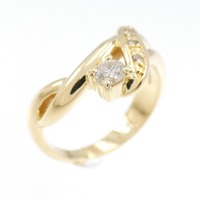 K18YG ダイヤモンド リング 0.13CT