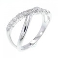 K14WG ダイヤモンド リング 0.30CT