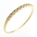 K18YG ダイヤモンド リング 0.10CT