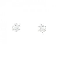 【リメイク】ダイヤモンド ピアス 0.301CT 0.319CT D VS1 EXT H&C