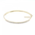 K18YG ダイヤモンド バングル 1.00CT